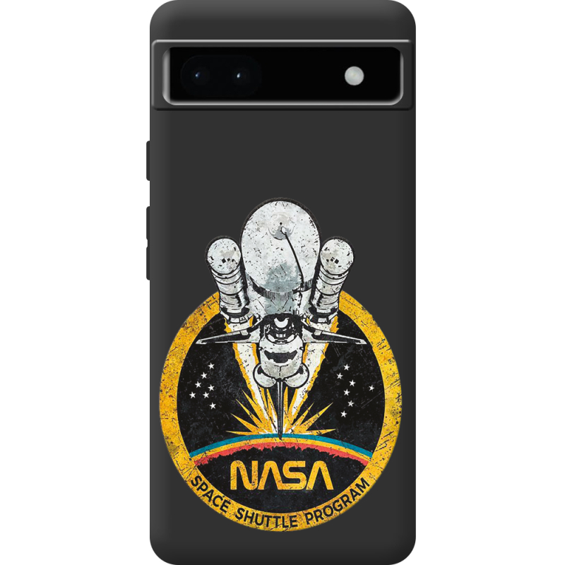 Черный чехол BoxFace Google Pixel 6A NASA Spaceship