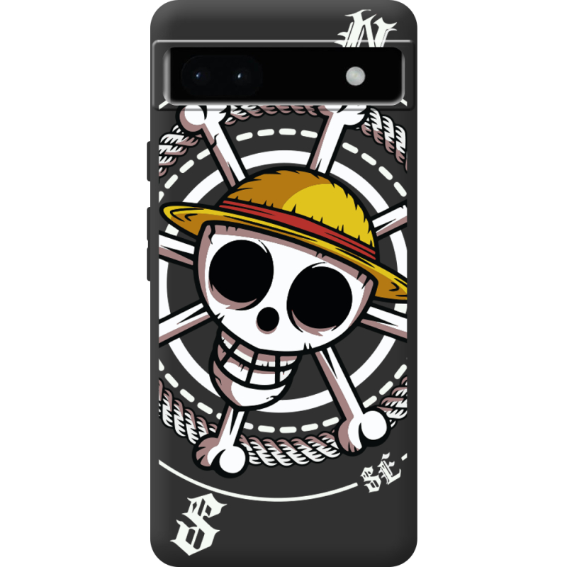 Черный чехол BoxFace Google Pixel 6A One Piece Компас