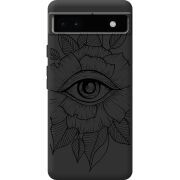 Черный чехол BoxFace Google Pixel 6A Eye