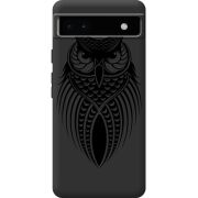 Черный чехол BoxFace Google Pixel 6A Owl