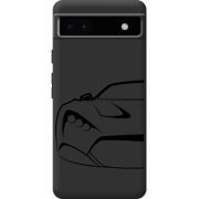 Черный чехол BoxFace Google Pixel 6A Sportcar