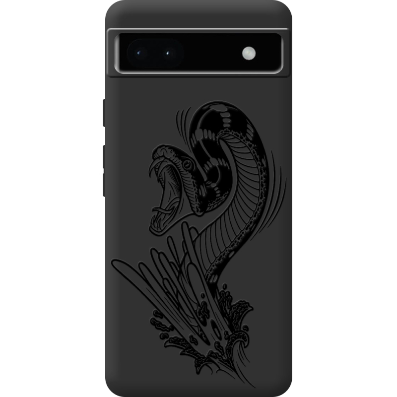 Черный чехол BoxFace Google Pixel 6A Snake
