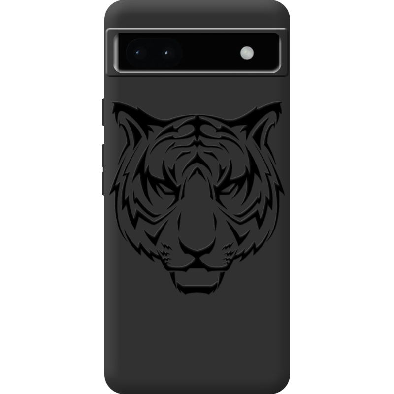 Черный чехол BoxFace Google Pixel 6A Tiger