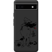 Черный чехол BoxFace Google Pixel 6A 
