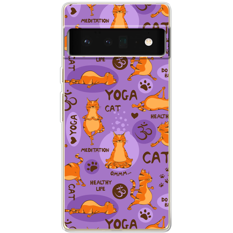 Чехол BoxFace Google Pixel 6 Pro Yoga Cat