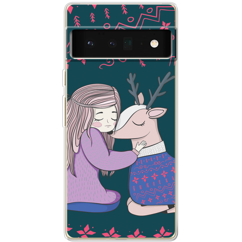 Чехол BoxFace Google Pixel 6 Pro Girl and deer