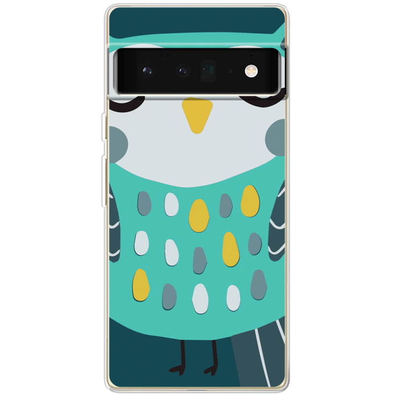 Чехол BoxFace Google Pixel 6 Pro Green Owl