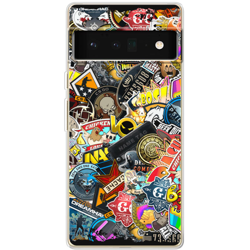 Чехол BoxFace Google Pixel 6 Pro CS:Go Stickerbombing