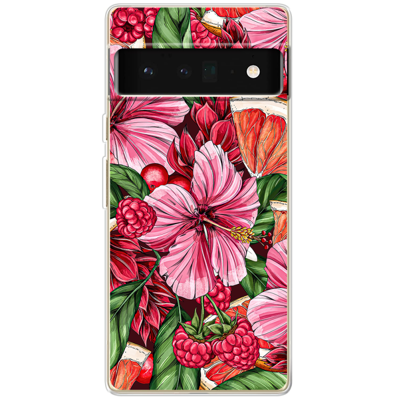 Чехол BoxFace Google Pixel 6 Pro Tropical Flowers