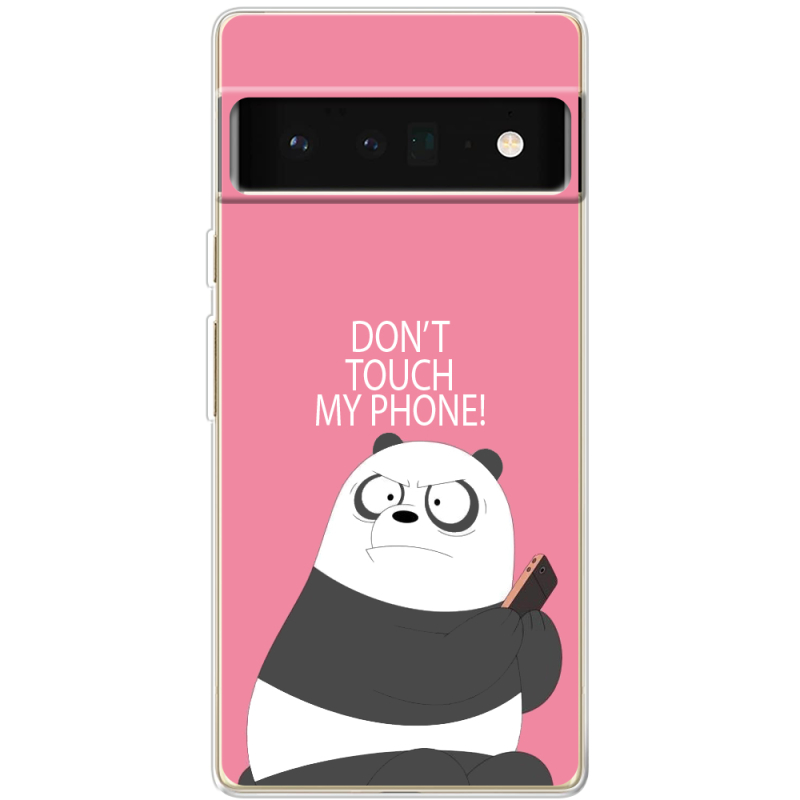 Чехол BoxFace Google Pixel 6 Pro Dont Touch My Phone Panda