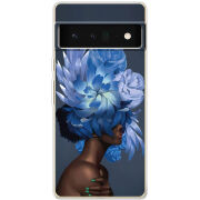 Чехол BoxFace Google Pixel 6 Pro Exquisite Blue Flowers