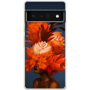 Чехол BoxFace Google Pixel 6 Pro Exquisite Orange Flowers
