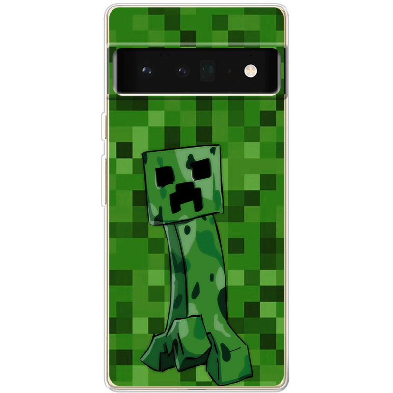 Чехол BoxFace Google Pixel 6 Pro Minecraft Creeper