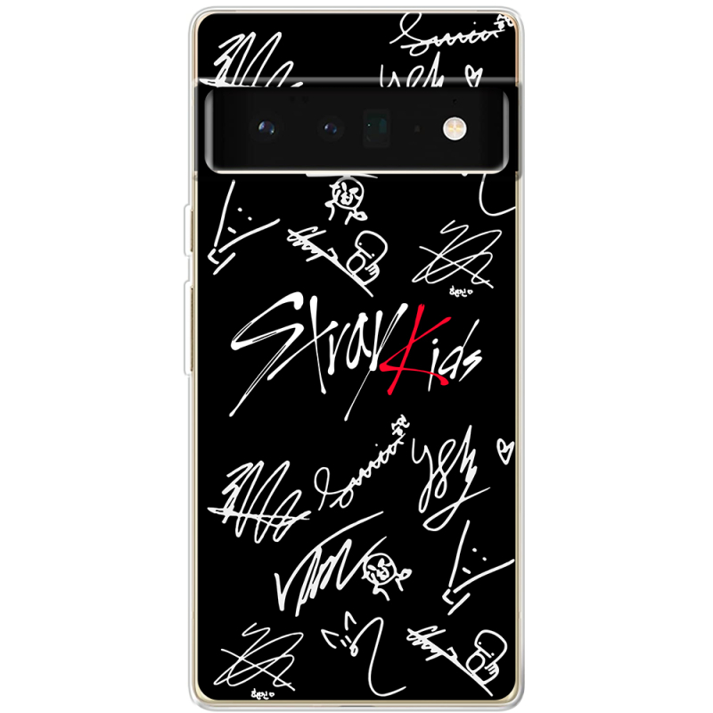 Чехол BoxFace Google Pixel 6 Pro Stray Kids автограф