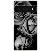 Чехол BoxFace Google Pixel 6 Pro Black and White Roses