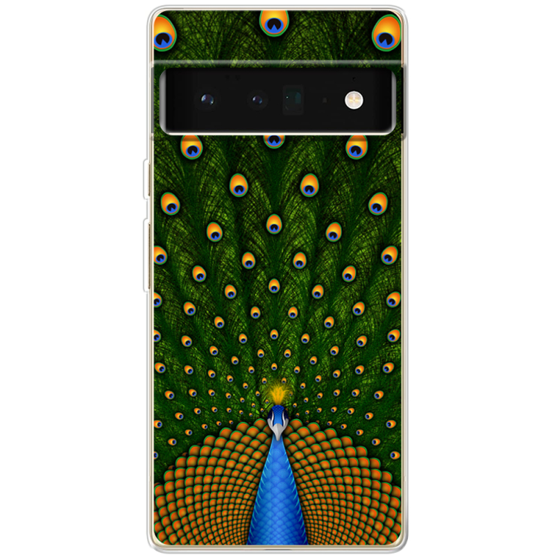 Чехол BoxFace Google Pixel 6 Pro Peacocks Tail