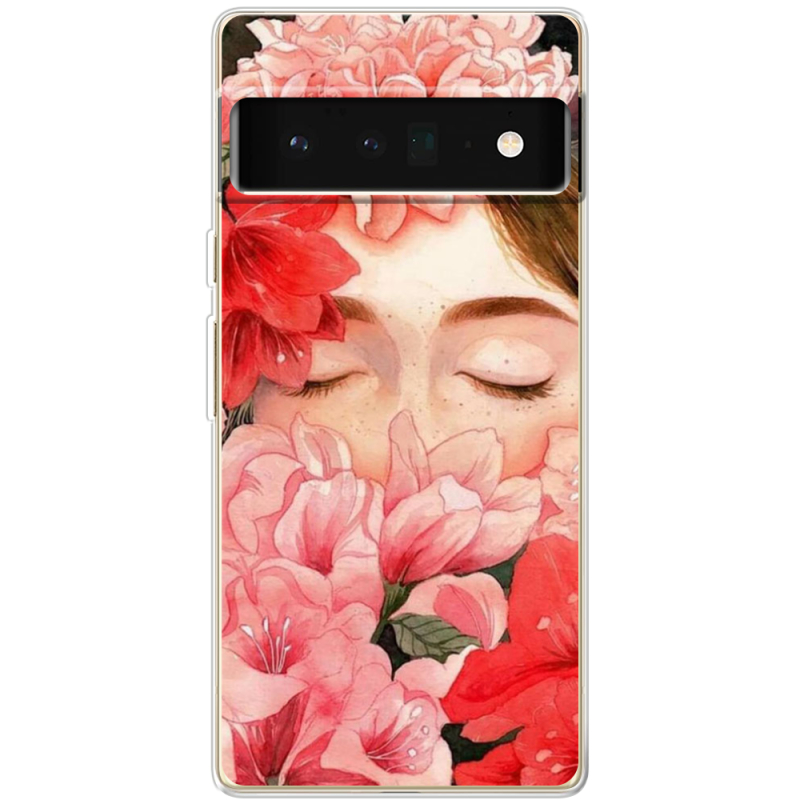 Чехол BoxFace Google Pixel 6 Pro Girl in Flowers