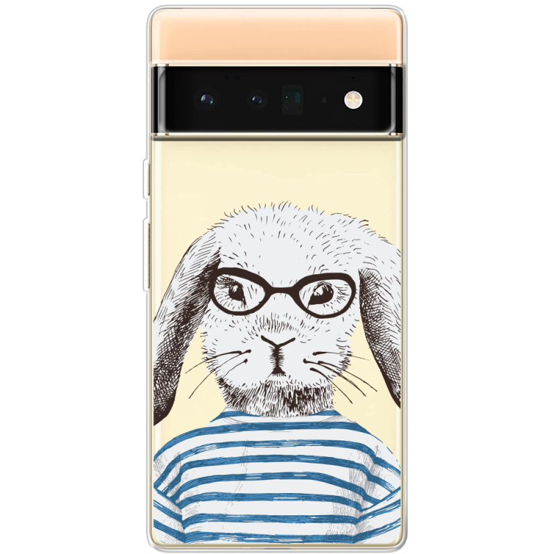 Прозрачный чехол BoxFace Google Pixel 6 Pro MR. Rabbit