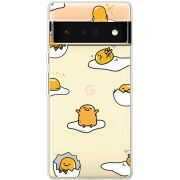 Прозрачный чехол BoxFace Google Pixel 6 Pro Gudetama