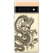 Прозрачный чехол BoxFace Google Pixel 6 Pro Chinese Dragon