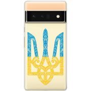 Прозрачный чехол BoxFace Google Pixel 6 Pro Gold Trident