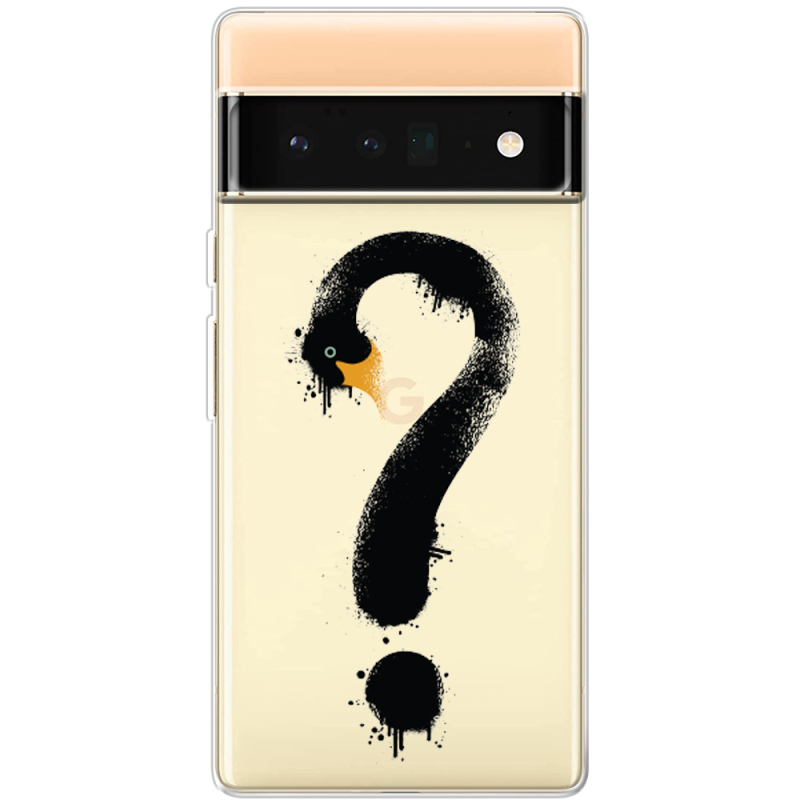 Прозрачный чехол BoxFace Google Pixel 6 Pro Swan question