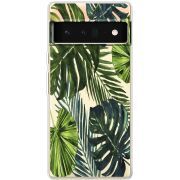 Прозрачный чехол BoxFace Google Pixel 6 Pro Palm Tree