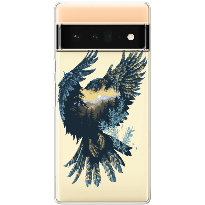 Прозрачный чехол BoxFace Google Pixel 6 Pro Eagle