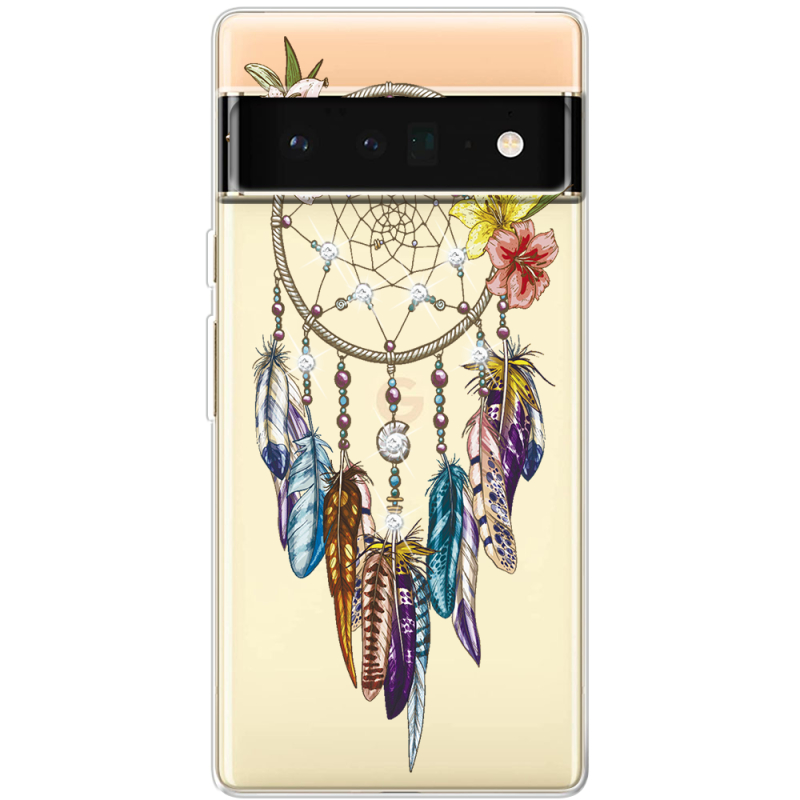 Чехол со стразами Google Pixel 6 Pro Dreamcatcher