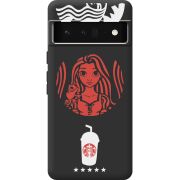 Черный чехол BoxFace Google Pixel 6 Pro RedWhite Coffee