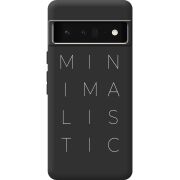 Черный чехол BoxFace Google Pixel 6 Pro Minimalistic