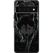 Черный чехол BoxFace Google Pixel 6 Pro Wolf