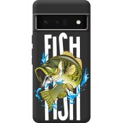 Черный чехол BoxFace Google Pixel 6 Pro Fish