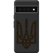 Черный чехол BoxFace Google Pixel 6 Pro Ukrainian Trident