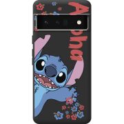 Черный чехол BoxFace Google Pixel 6 Pro Гавайський друг Stich