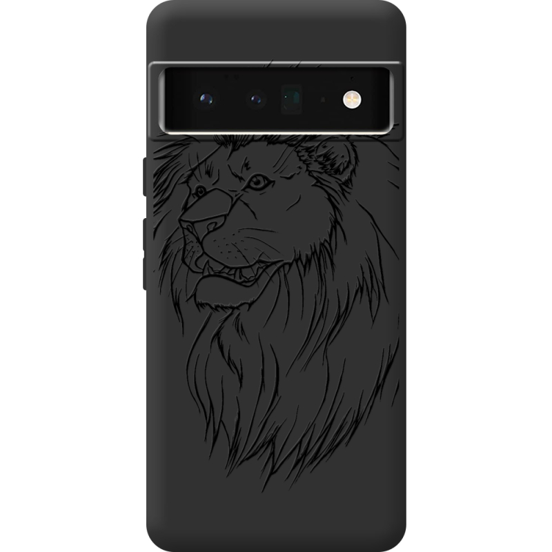 Черный чехол BoxFace Google Pixel 6 Pro Lion