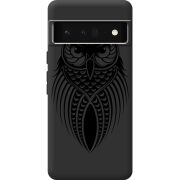 Черный чехол BoxFace Google Pixel 6 Pro Owl