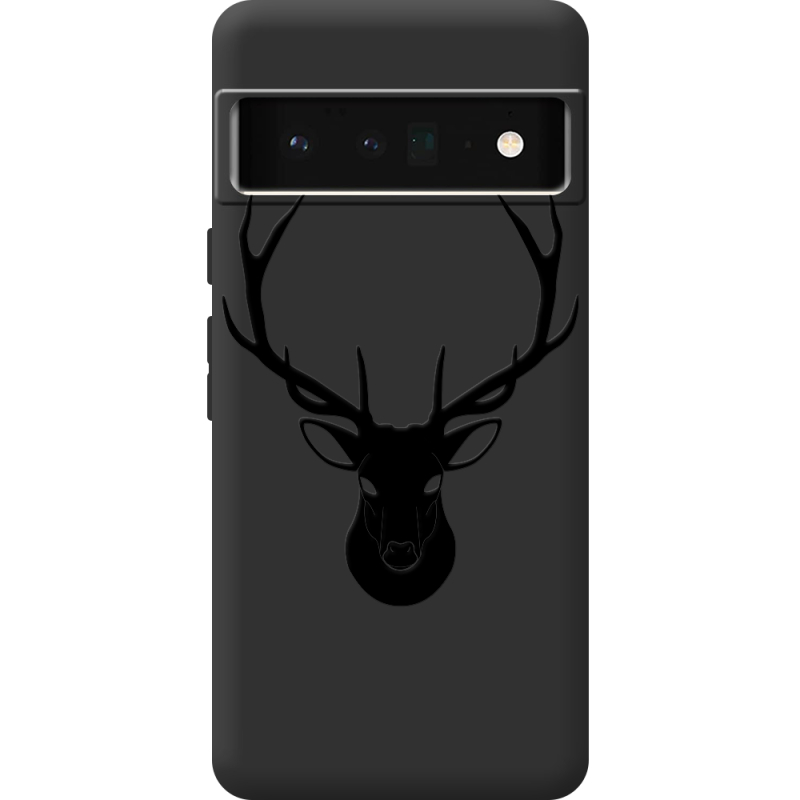 Черный чехол BoxFace Google Pixel 6 Pro Deer