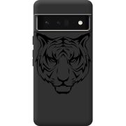 Черный чехол BoxFace Google Pixel 6 Pro Tiger