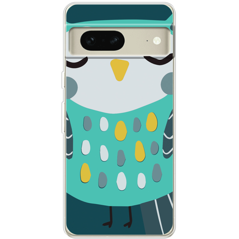 Чехол BoxFace Google Pixel 7 Green Owl