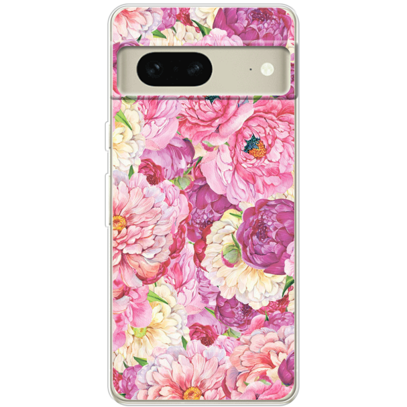 Чехол BoxFace Google Pixel 7 Pink Peonies