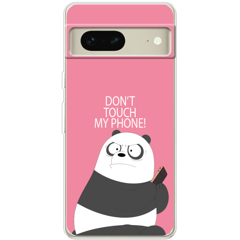 Чехол BoxFace Google Pixel 7 Dont Touch My Phone Panda