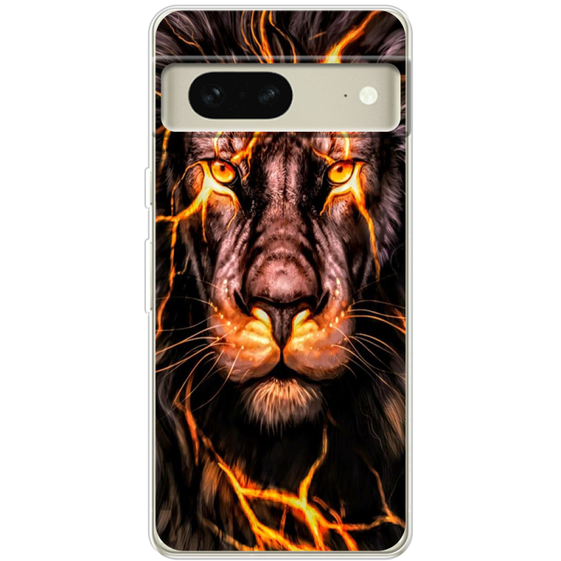 Чехол BoxFace Google Pixel 7 Fire Lion