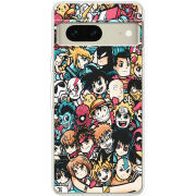 Чехол BoxFace Google Pixel 7 Anime Stickers