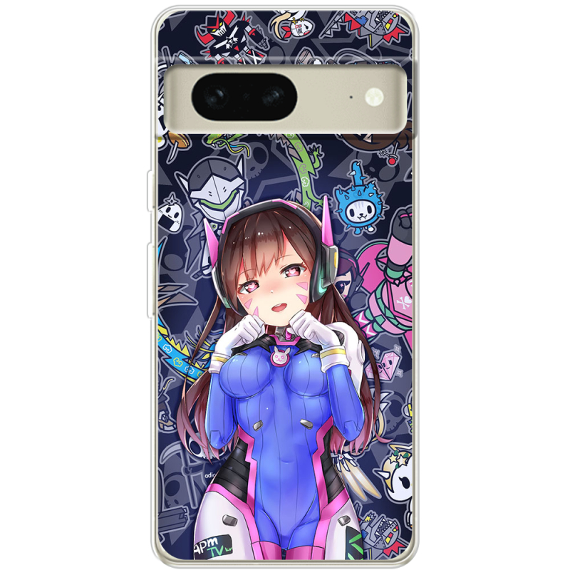 Чехол BoxFace Google Pixel 7 Overwatch D.VA