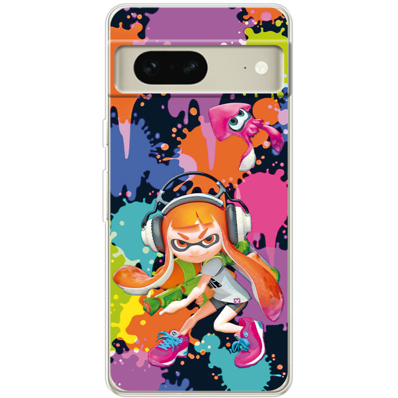 Чехол BoxFace Google Pixel 7 Splatoon Inklings