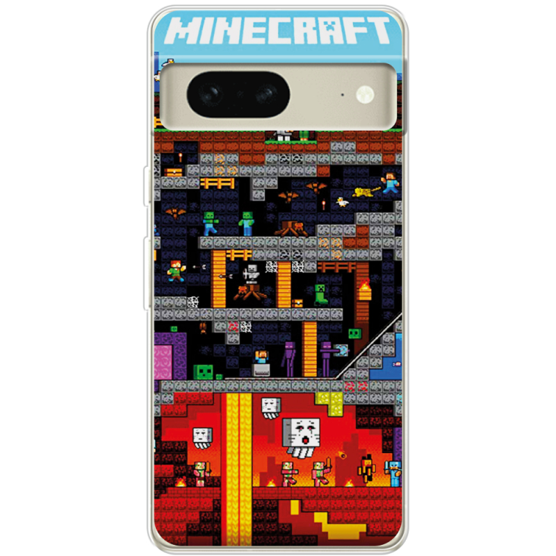 Чехол BoxFace Google Pixel 7 Minecraft Lode Runner