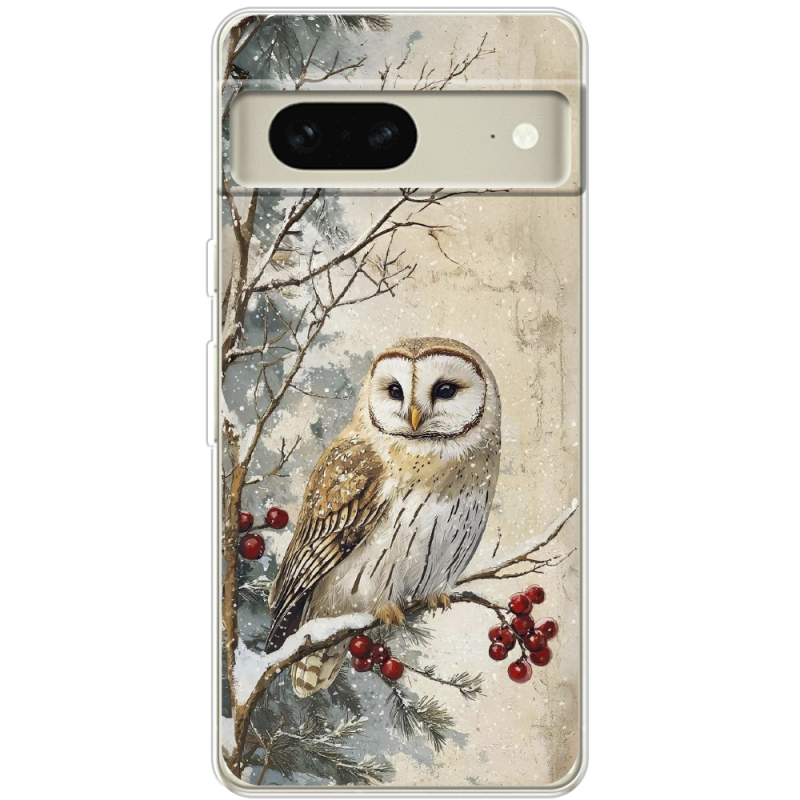 Чехол BoxFace Google Pixel 7 Christmas Owl