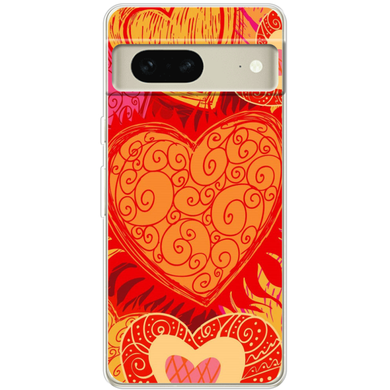 Чехол BoxFace Google Pixel 7 Warm Hearts