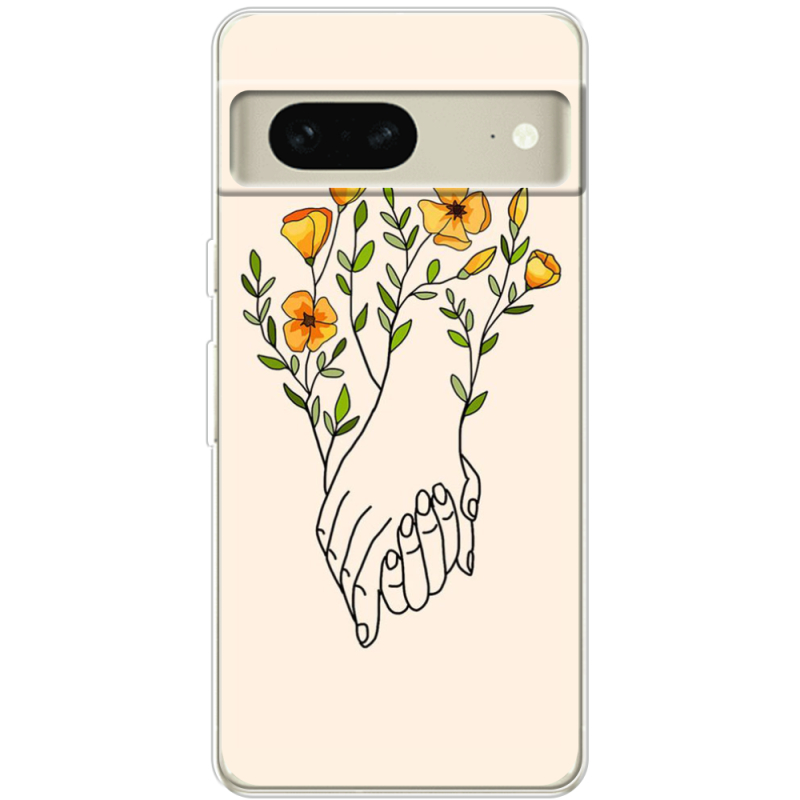 Чехол BoxFace Google Pixel 7 Flower Hands